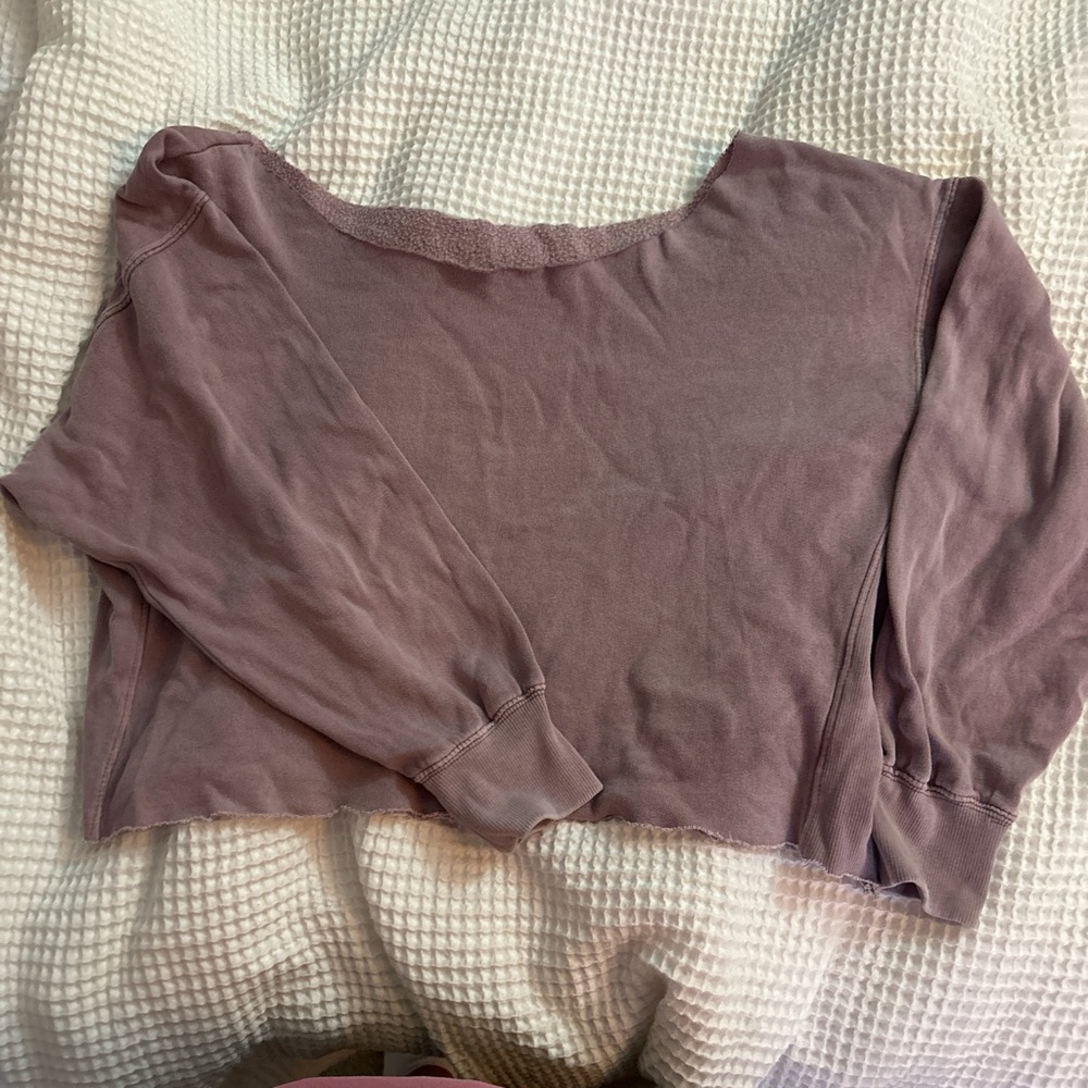 Women's Mauve Long Sleeve Top